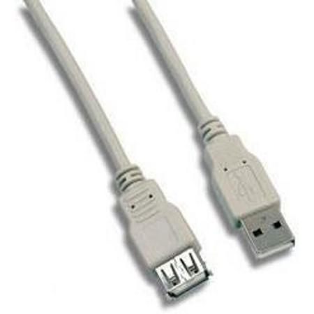 Techtube Pro - USB 2.0 Verlengkabel - Grijs - 3 meter