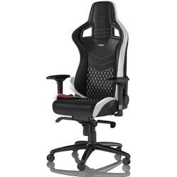 Noblechairs EPIC Real Leather Gaming Zw/Wit/Rd