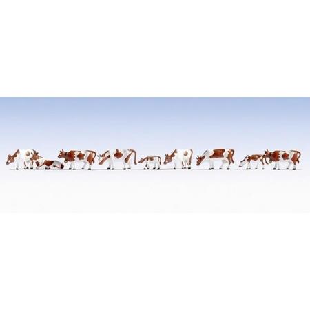 NOCH 36723 N figuren roodbonte koeien (bruin/wit)