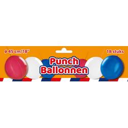 Punchballoons: 18 stuks