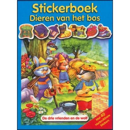 Stickerboek dieren van het bos