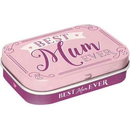 Best Mum Ever - Pepermunt Blikje - Beste Moeder Ooit - Mint Box