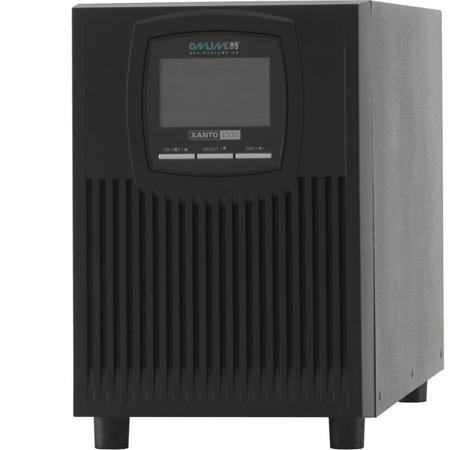 ONLINE USV-Systeme XANTO 1000 Dubbele conversie (online) 1000VA 4AC-uitgang(en) Toren Zwart UPS