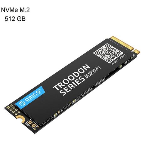 Orico M.2 NVMe interne SSD 2280 - 512GB - Troodon serie - 3D NAND flash - Zwart