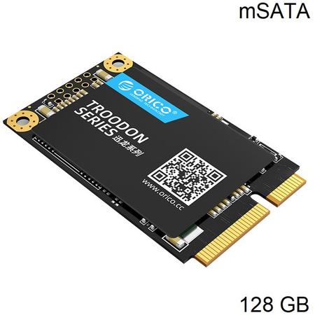 Orico mSATA interne SSD 128GB  - Troodon serie - 3D NAND flash - Zwart