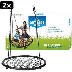 2x Outdoor Play Net Swing 100 cm