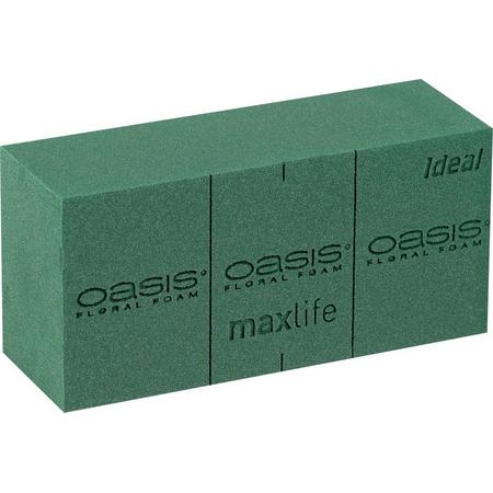 Oasis steekschuim Ideal - 23 x 11 x 8 cm - set van 6 stuks
