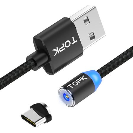 Magnetic LED USB oplaadkabel, USB-C