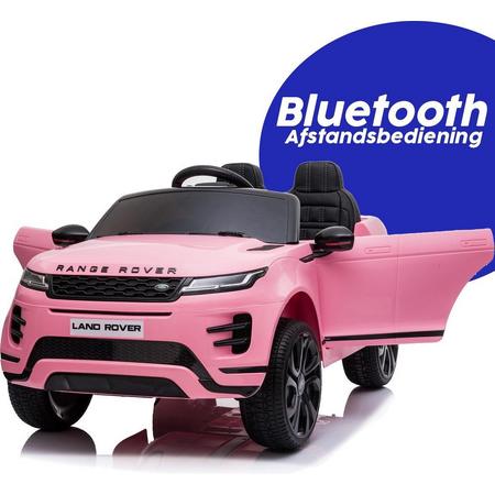 Range Rover Evoque met bluetooth 12V 2.4G afstandbediening, 1 persoons roze