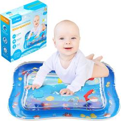 OnPeak - Waterspeelmat - Speelmat - Babygym - Watermat Baby - Watermat - Speelkleed Baby - 66x50 cm - Opblaasbaar - Kraamcadeau - Waterspeelgoed
