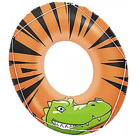 Oneiro’s Luxe Bestway Zwemband River krokodil 119cm - zomer – tuin – spelen - speelgoud – buitenspeelgoed – zwembad – zwemmen – zomer – intex – tuinaccessoires – koelen
