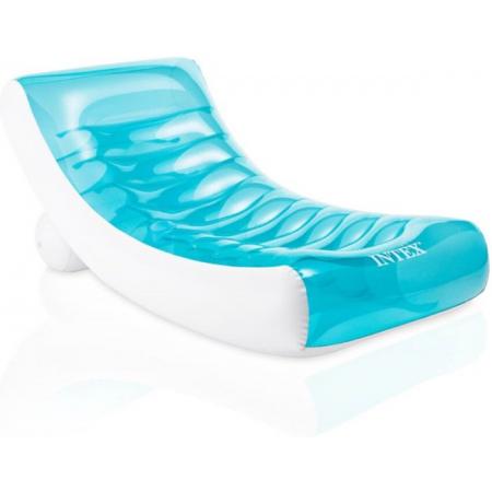 Oneiro’s Luxe Intex Opblaasbare Loungestoel - 188 x 99 cm - zomer – tuin – spelen - speelgoud – buitenspeelgoed – zwembad – zwemmen – zomer – intex – tuinaccessoires – koelen