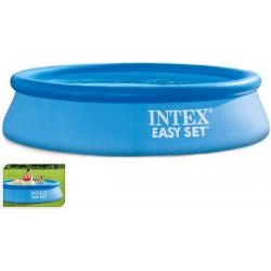  ’s Luxe Intex Zwembad - Easy Set Opzetbad - 244x61cm  - zomer – tuin – spelen - speelgoud – buitenspeelgoed – zwembad – zwemmen – zomer – intex – tuinaccessoires – koelen – opblaasbaar