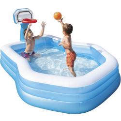  ’s Luxe Intex Zwembad met basketbalring - zomer – tuin – spelen - speelgoud – buitenspeelgoed – zwembad – zwemmen – zomer – intex – tuinaccessoires – koelen – opblaasbaar