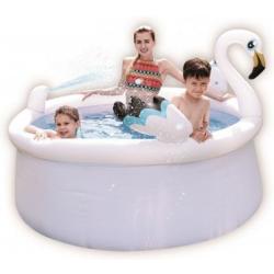  ’s Luxe Zwembad met sproeier - Flamingo - 175cm - zomer – tuin – spelen - speelgoud – buitenspeelgoed – zwembad – zwemmen – zomer – intex – tuinaccessoires – koelen – opblaasbaar