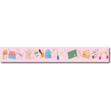 Only happy things - Stationery - Roze - 15mm - Washi tape
