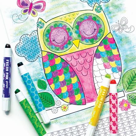 Fresh Pick Scented Gel Crayon Highlighters- Set of 5