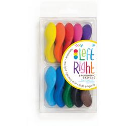 Left Right Crayons - Set of 10
