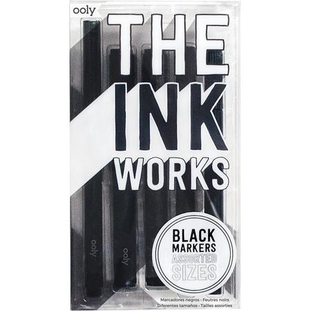 Ooly - The Ink Works markeerstiften zwart