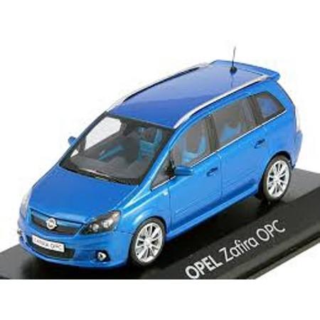 Opel Zafira OPC Blauw 1-43 Minichamps