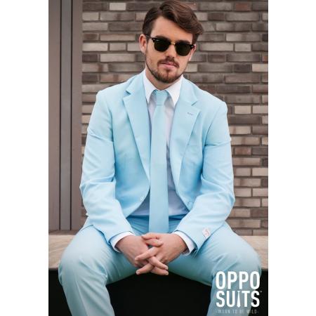 Opposuits Cool Blue Kostuum Maat 58 8718719272688