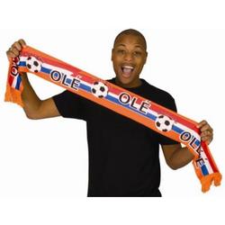 Oranje Sjaal WK Voetbal - lengte 140 cm