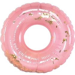     Roze met Goud  - 110cm - Glitters - Zwemspeelgoed - Met Veiligheidsventiel
