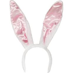 2x stuks diadeem grote bunny/konijn/paashaas oren/oortjes voor volwassenen
