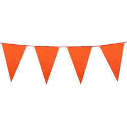 Vlaggenlijn Oranje (20 x 30 cm) (10 m) 18 vlaggen - WK 2022 voetbal - Koningsdag