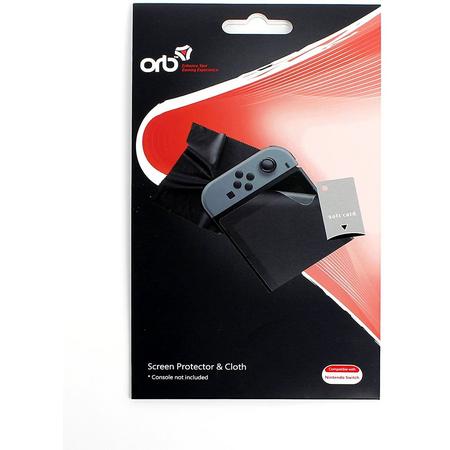 ORB - Screen protector met schoonmaakdoekje - Voor de Nintendo Switch
