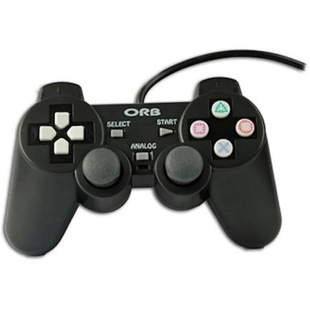 ORB Dual Shock Controller Zwart PS2