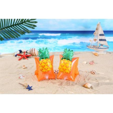 Nieuwste 3D Zwembandjes - Ananas - Baby - 1 Jaar - 2 Jaar - 3 Jaar - Jongens en Meisjes - Zwemvleugels