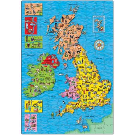 Boomgaardspeelgoed Groot-Brittannië en Ierland Puzzel & poster