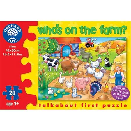 Grote puzzel Whos on the farm