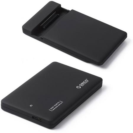 Orico - Harde Schijf Behuizing 2,5 inch SATA HDD/SSD - USB 3.0 - Zwart