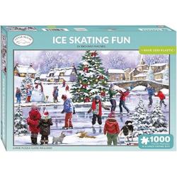 Ice Skating Fun Puzzel 1000 Stukjes