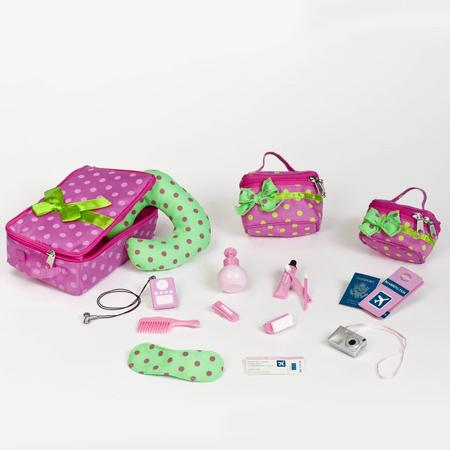 Our Generation poppen Luggage and travel set