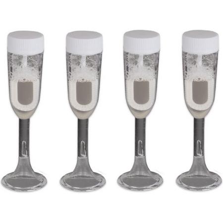 Bellenblaas - Champagneglas - 16ml - 4st. - Op blister