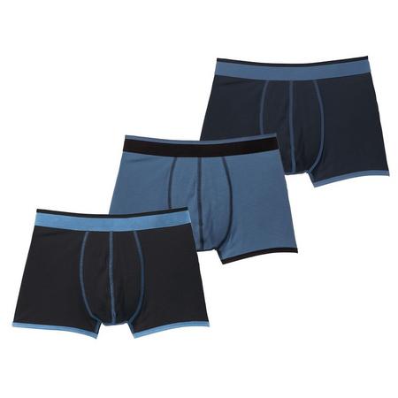 3 heren boxers S , Marine/blauw/zwart