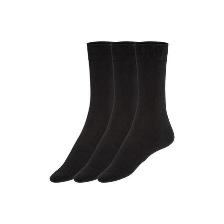 3 paar heren sokken 39-42, Zwart