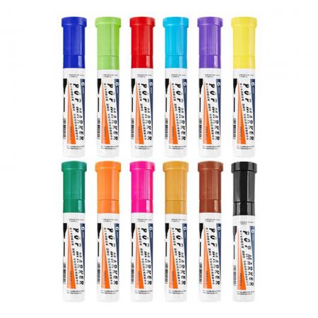 4artz® permanent markers kleuren 6 mm - brede stift op alcohol basis