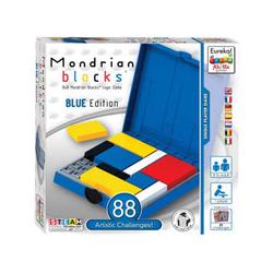 Ah!Ha Games logica-spel Mondriaan Blokken blauw 56 delig