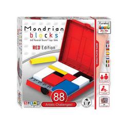 Ah!Ha Games logica-spel Mondriaan Blokken rood 56 delig