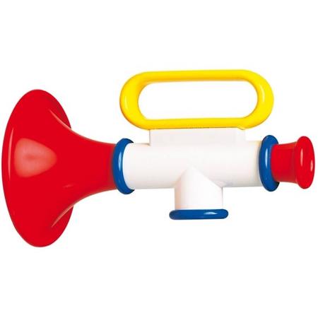 Ambi Toys trompet 13 cm rood