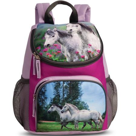 Animal Pictures Rugzak Paard Lila - 30 x 26 x 8 cm - Polyester