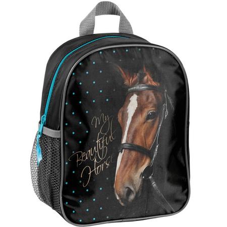 Animal Pictures Rugzakje My beautiful horse zwart - 28 x 22 x 10 cm - Polyester