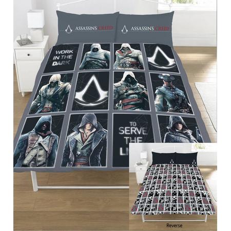 Assassins Creed Dekbedovertrek Legacy tweepersoons - 200x200cm / 50x75cm - polycotton