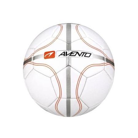 Avento Glossy voetbal - League Defender - wit/oranje