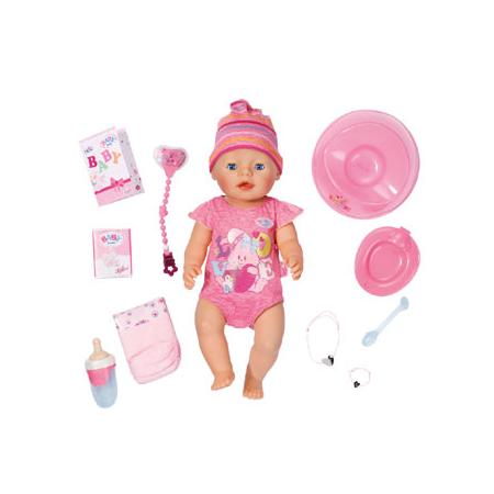 BABY born interactieve pop met 9 functies - roze