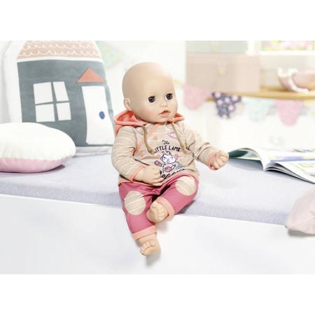 Baby Annabell kledingset voor pop van 46 cm beige/oranje 2 delig